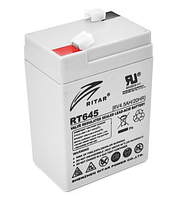 Акумуляторна батарея RITAR RT645, 6 V 4.5 Ah