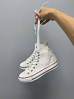 Кеды женские Converse Chuck Taylor Classic High White Конверс