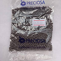 Бисер чешский Preciosa натуральный серый 50г 10/0 43020