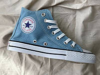 Кеды конверсы женские Converse Chuck Taylor All Star Hi Blue