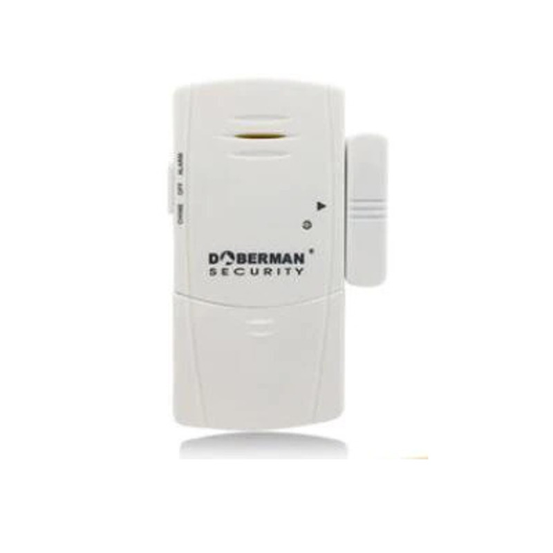 Датчик відчинення дверей із сиреною та функцією сповіщення про відвідувача Doberman Security SE-0101С Білий (100943)
