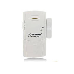 Датчик відчинення дверей із сиреною та функцією сповіщення про відвідувача Doberman Security SE-0101С Білий (100943)
