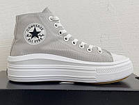 Кеды конверсы женские Converse CHUK TAYLOR All Star Move High Top Grey