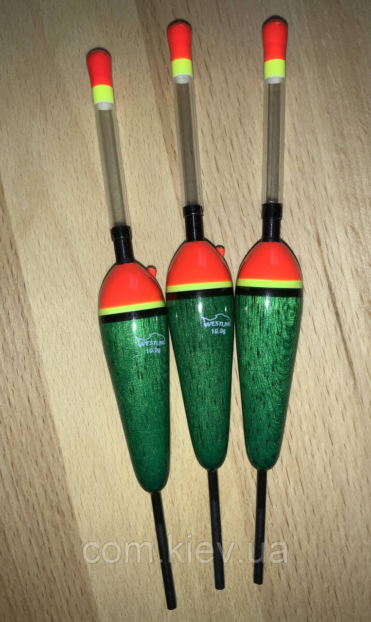 Поплавці Westline зі наскрізним бічним кріпленням, під світляк, 10,0 g, фото 1
