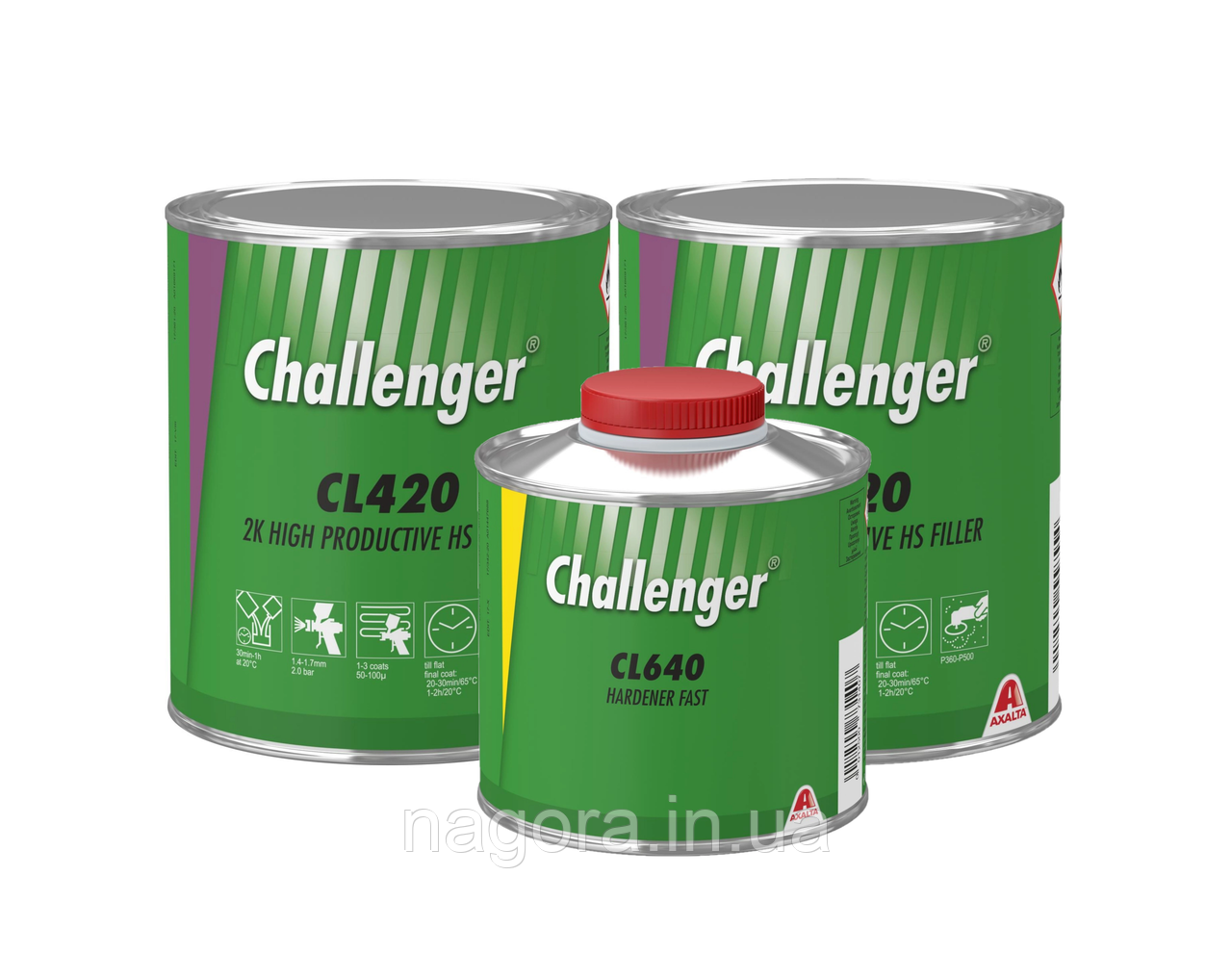 Грунт Challenger CL420, високопродуктивний, (грунт 2л + затв. CL640 0,5 л), фото 1