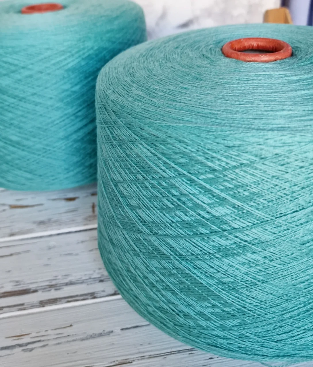 Пряжа Меринос 100%,Zegna Baruffa Cashwool Бірюза