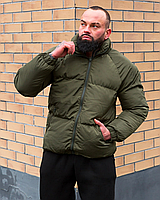 Мужская куртка пуховик на зиму без капюшона куртки модные теплые повседневные утипленный для парней мужчин