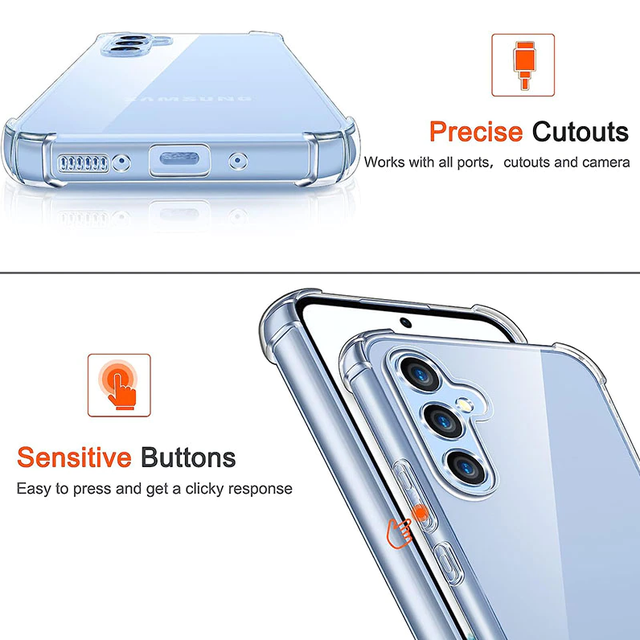 Протиударний прозорий чохол для Samsung Galaxy A13 5G(A136) / A04s(A047)