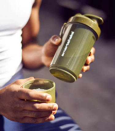 SmartShake Neon 27 Oz 800 ml 2-х компонентний Army Green, фото 2