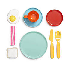 Ігровий набір посуду Сніданок. Kid O. (9 предметів) Уцінка, фото 2