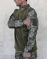 Сорочка зимова Піксель Тактична Убокс із тканини софтшел Теплий одяг для військових, фото 2