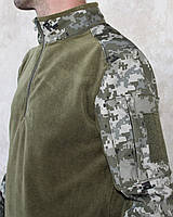 Сорочка зимова Піксель Тактична Убокс із тканини софтшел Теплий одяг для військових, фото 4