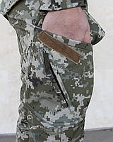 Штани зимові теплі SoftShell піксель тактичні з тканини софтшел для ЗСУ військові, фото 4
