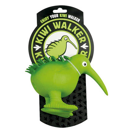 Іграшка для собак Kiwi Walker «Птах ківі» зелений, 8,5 см, фото 1