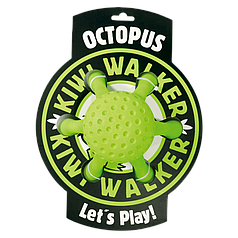 Іграшка для собак Kiwi Walker «Восьминіг» зелений, 13 см