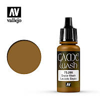 73200 Vallejo Game Color Wash: Sepia Wash (17ml)