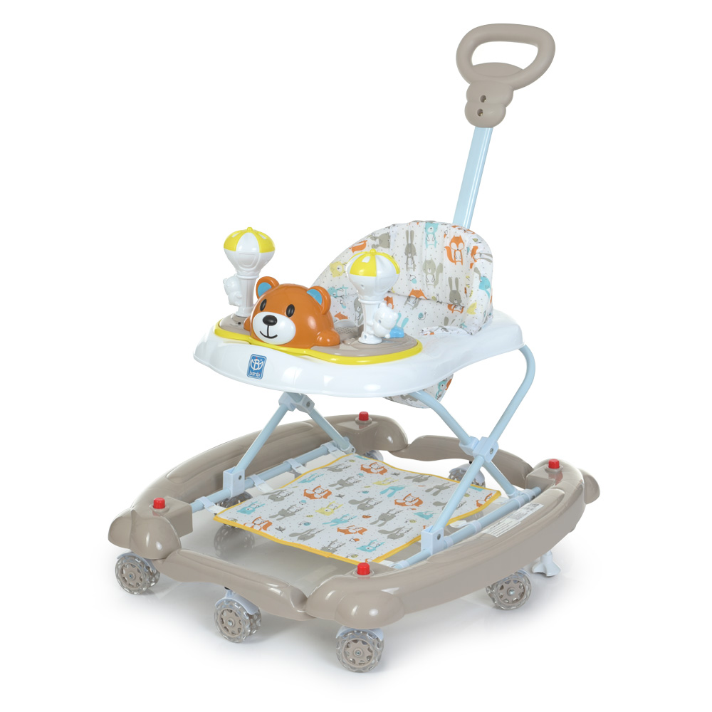 Ходунки Bambi M 3656A з батьківською ручкою, фото 1