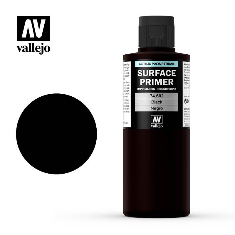 Vallejo 74602: Surface Primer Black (200мл)