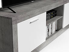 Меблева стінка в сучасному стилі Aturo Accord , колір вудкон/білий, фото 4