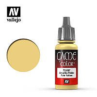 72097 Vallejo Game Color: Pale Yellow (17ml)