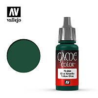 72064 Vallejo Game Color: Yellow Olive (17ml)