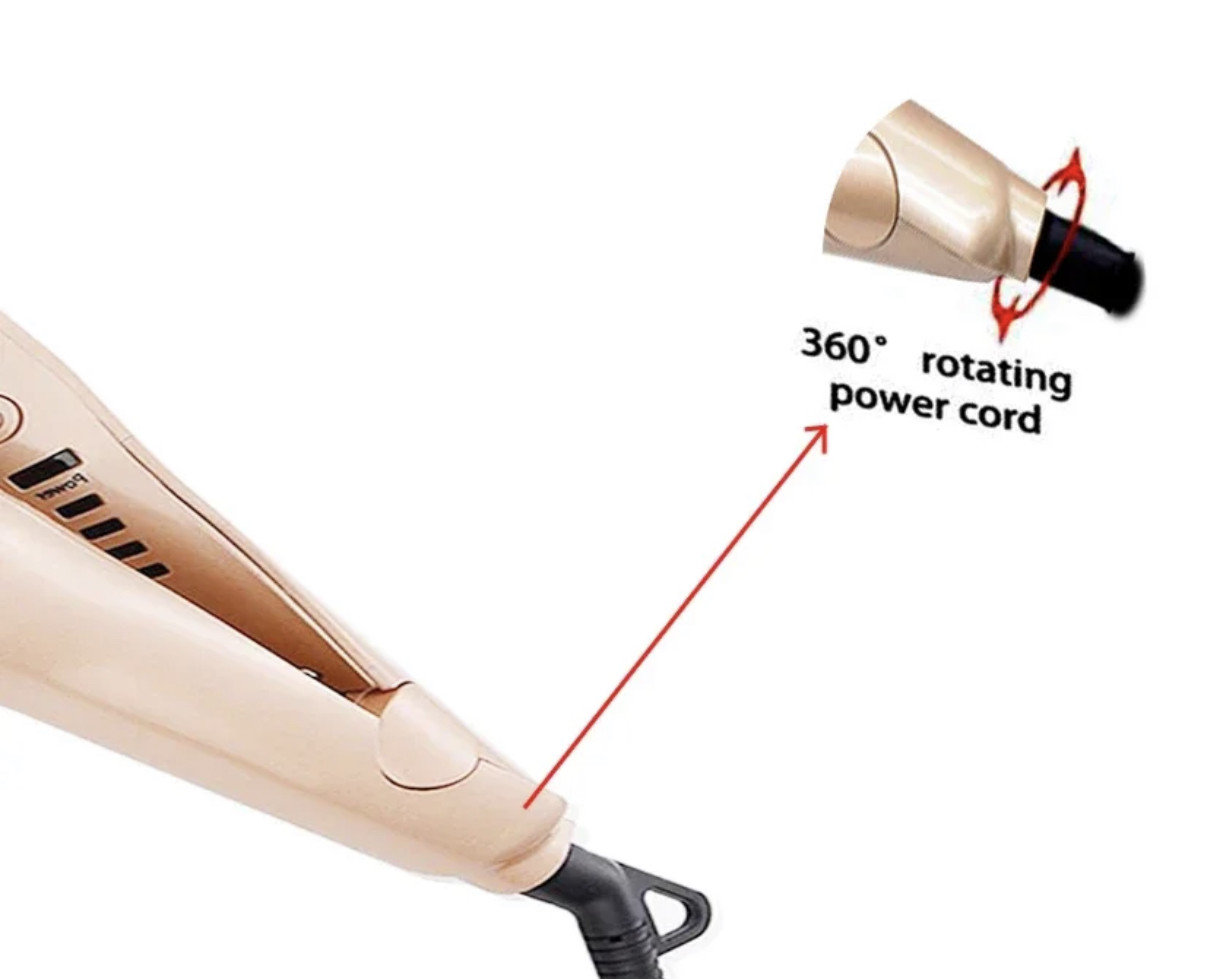 Curling iron and 2025 flat iron in one