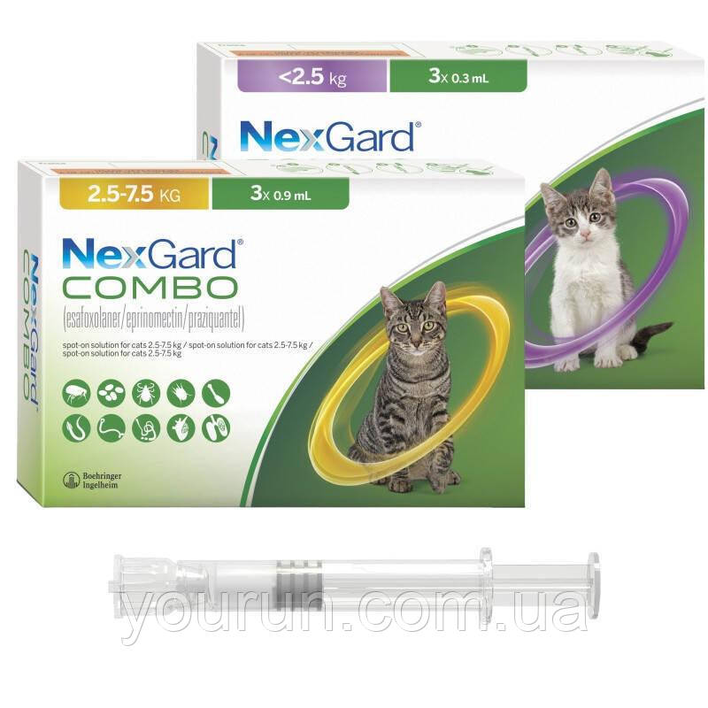 Купить NexGard Combo (Нексгард Комбо) спот-он - Капли на холку от блох ...