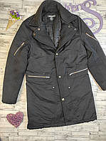 Мужская куртка Revillon удлиненная черная еврозима Размер М 46