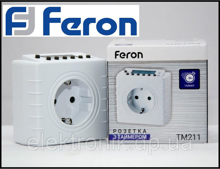 Розетка с таймером Feron TM211