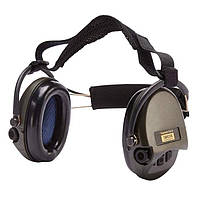 Активні навушники для стрільби Sordin Supreme Pro-X Green із заднім тримачем під шолом