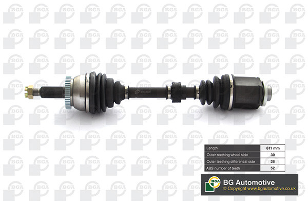 Піввісь PROFIT 2730-3040 HYUNDAI SANTA FE 06-12. KIA SORENTO 09-. ПРАВ.