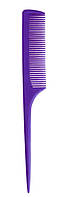 Гребешок CS327V для волос с хвостиком 21см, фиолетовый