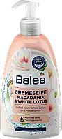 Balea Cremeseife White Lotus & Macadamia Крем-мыло с ароматом орехов макадамия и белого лотоса 500 мл