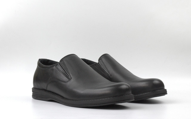 Туфли на резинках для широкой стопы высокий подъём обувь больших размеров Rosso Avangard Lofer Poly Black BS 1775542654 Туфли на резинках для широкой стопы высокий подъём обувь больших размеров Rosso Avangard Lofer Poly Black BS 1775542654