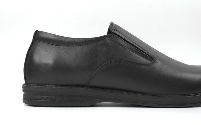 Туфли на резинках для широкой стопы высокий подъём обувь больших размеров Rosso Avangard Lofer Poly Black BS 1775542654 Туфли на резинках для широкой стопы высокий подъём обувь больших размеров Rosso Avangard Lofer Poly Black BS 1775542654