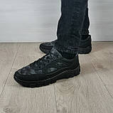 Кросівки чорні камуфляж міцні, фото 4