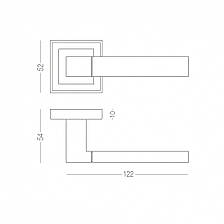 Ручка A-2004 AB Стара бронза, фото 3