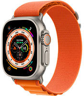 Apple Watch Ultra GPS+Cellular 49mm Titan Case with Orange Alpine Loop Large. Гарантия 12 месяцев.