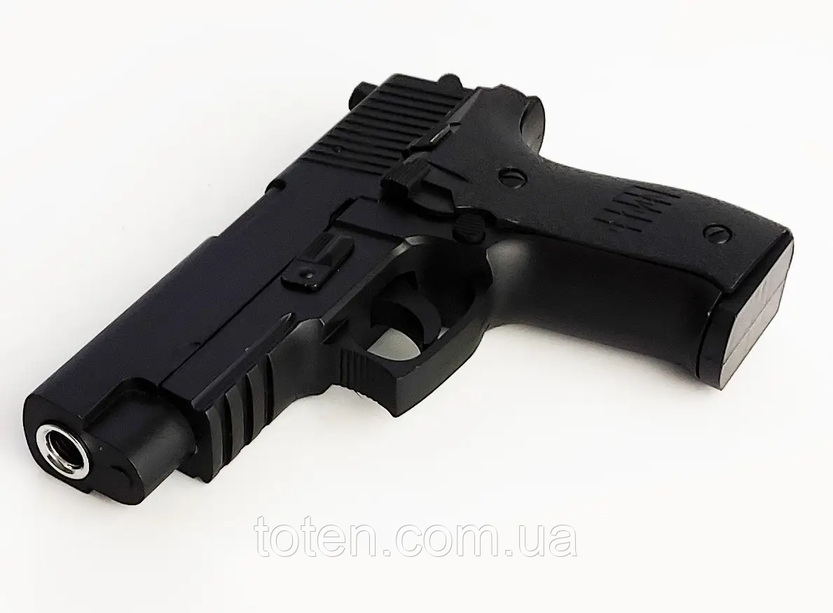 Пистолет железный детский, стреляет пластиковыми пулями SIG Sauer P226, черный - фото 8 - id-p338816854