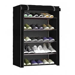 Стелаж тканинний для зберігання взуття Combination Shoe Frame 60X30X90 Чорний