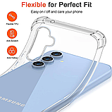 Протиударний прозорий чохол для Samsung Galaxy A13(SM-A136B) / A04s (SM-A047FZ), фото 5