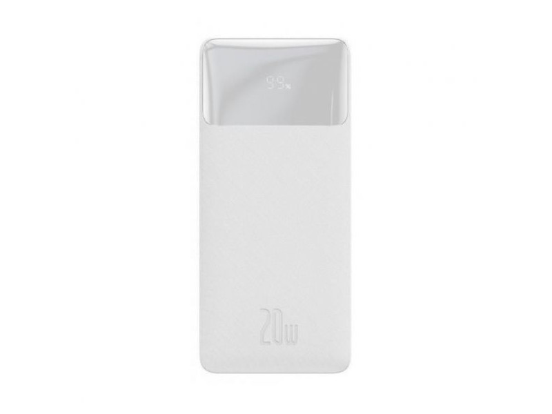 Зовнішній акумулятор (Power Bank) BASEUS Bipow Digital Display 30000mAh 20W White (PPDML-N02)