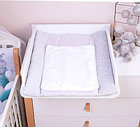 Сповивальний матрац Baby Veres Velour Grey melange 50х70 см, фото 4