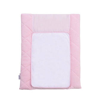 Сповивальний матрац Baby Veres Velour Light pink 50х70 см 429.04