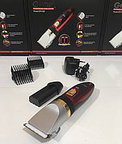 Акумуляторна машинка для стриження волосся Gemei GM-550, фото 3