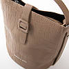 Жіноча маленька сумка-шкіра FASHION 01-05 19160-1 khaki, фото 3