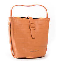 Женская маленькая сумка иск-кожа FASHION 01-05 19160-1 orange
