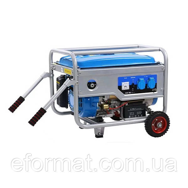 Генератор бензиновий Kuyia TM2500MX, однофазний, 110-240V, 50Hz, 2,3-2,5 кВт, об'єм 15 л