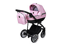 Детская коляска 2 в 1 Angelina Kapris Luxury розовая color 11