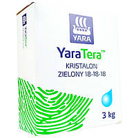 Yara Кристалон Зеленый 18-18-18, 3кг